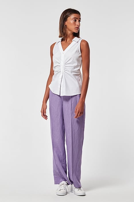 HERRINGBONE STRIPES TERCIO TROUSERS PURPLE 4