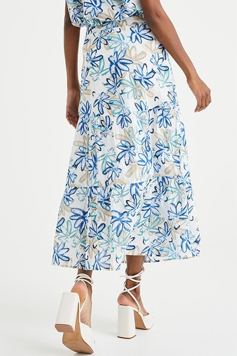 SKIRT MAXI LENGTH WHITE 2