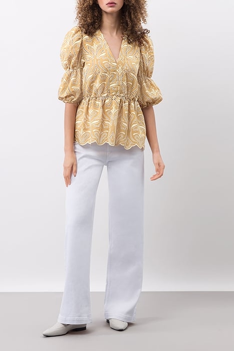 BIANCA BLOUSES & TUNICS BI-COLOR CUMIN BRODERIE ANGLAISE 1