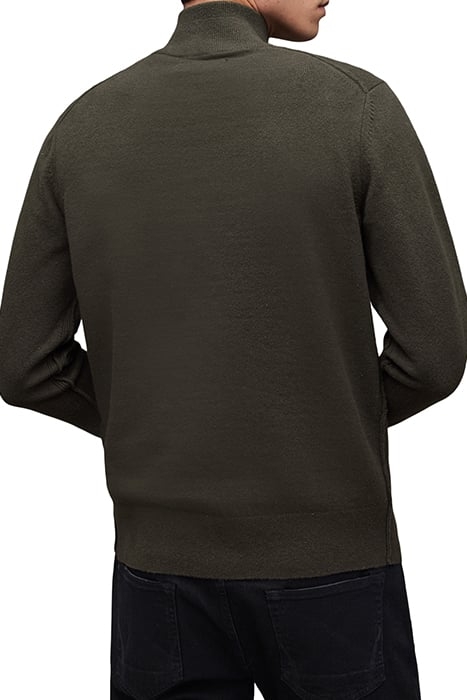 KILBURN ZIP FUNNEL DARK IVY GREEN 2