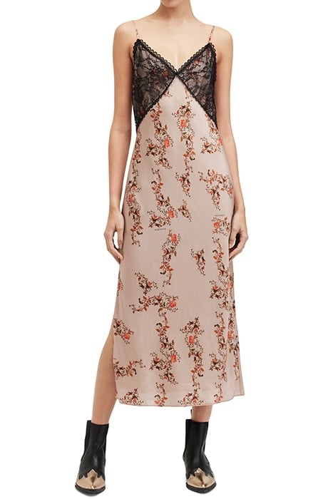 IMMY OTO DRESS ALMOND BEIGE 1