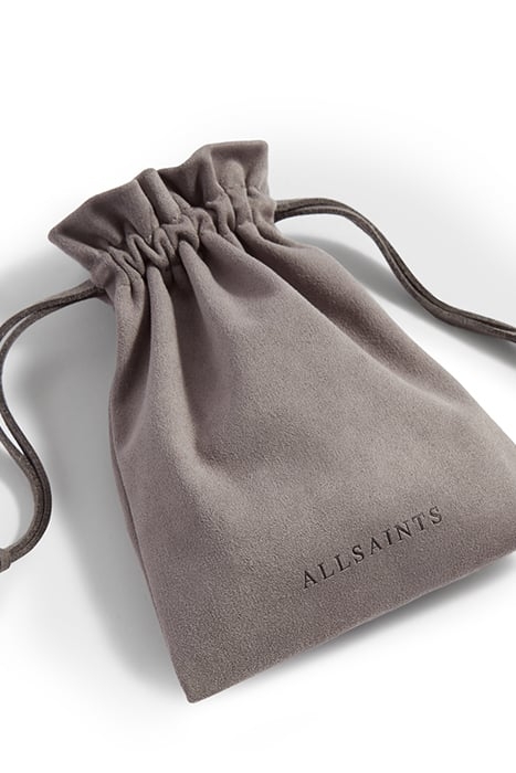 BREA BEAD HOOPS WARM BRASS/WHITE 5