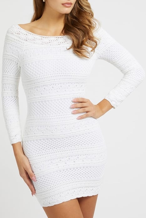 LS OPEN BK CROCHET A PURE WHITE 1