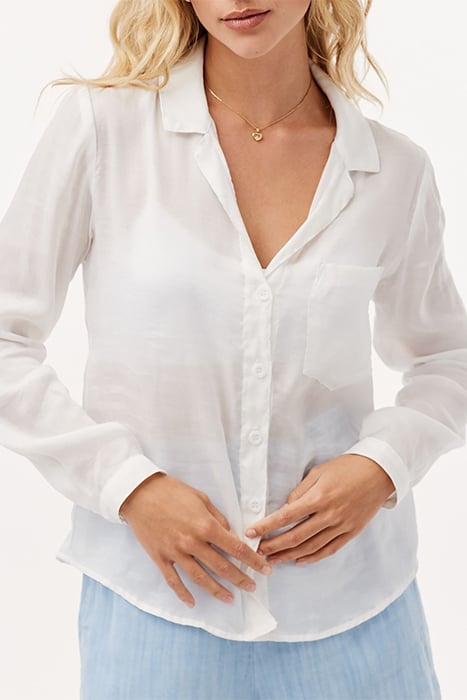 NOTCH COLLAR POCKET BUTTON DOWN WHITE 4