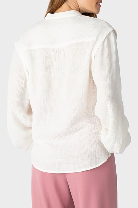 BLOUSE WOVEN LONG SLEEVES CLOUD DANCER 2