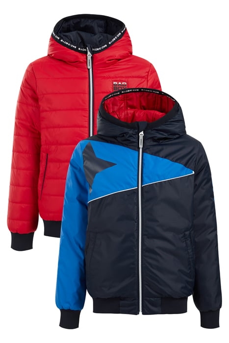 JACKET REVERSIBLE BOMBER BRIGHT RED 4