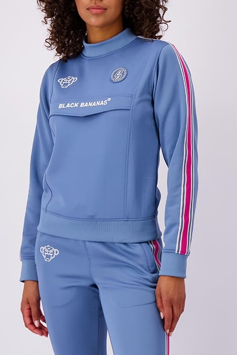 MIAMI TAPED TRACKTOP BLUE 1