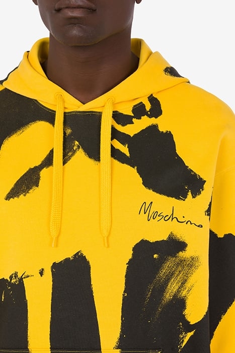 TONY VIRAMONTES ARCHIVE ORGANIC COTTON SWEATSHIRT YELLOW 4