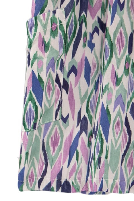 GIRLS’ OFF-WHITE IKAT DIAMOND PRINT PLAYSUIT 5