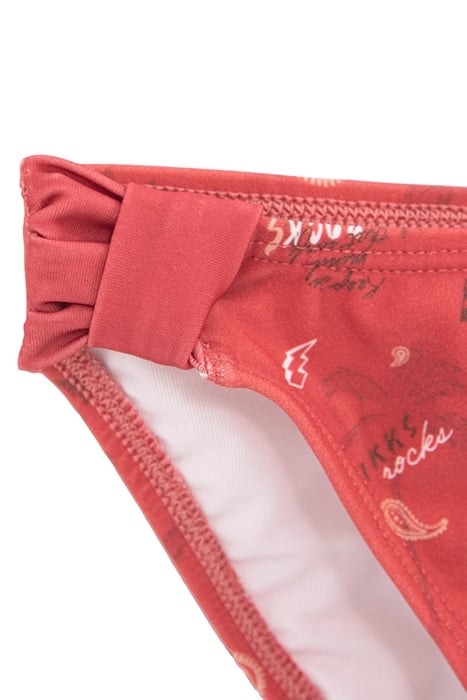 GIRLS’ RED SURF-ROCK PRINT BIKINI 4