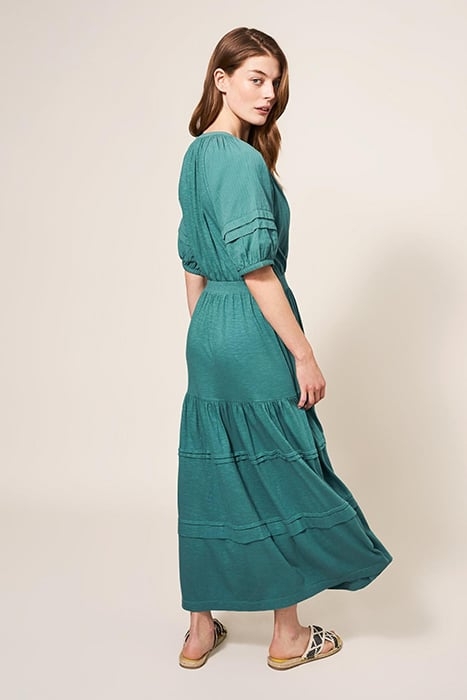 HALLIE JERSEY MINI DRESS MID TEAL 2