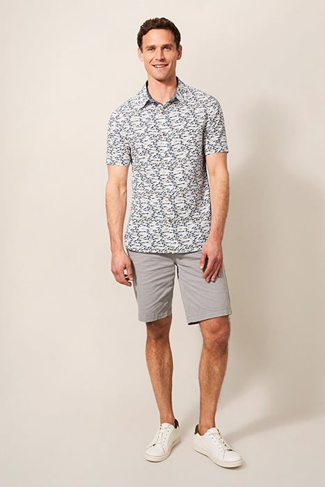 SHARK PRINTED SHIRT WHITE 3