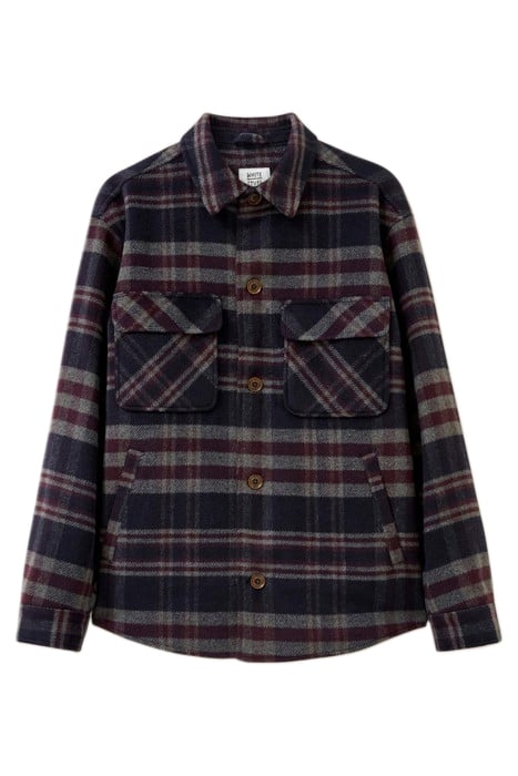 HATCHGATE CHECK JACKET DARK NAVY 3