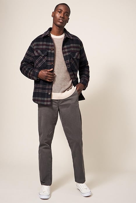 HATCHGATE CHECK JACKET DARK NAVY 1