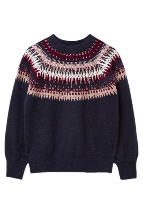 FRANKIE FAIRISLE JUMPER DARK NAVY 4