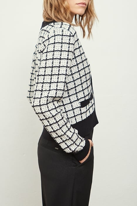 LONG-SLEEVED ECRU CARDIGAN OFF-WHITE 3