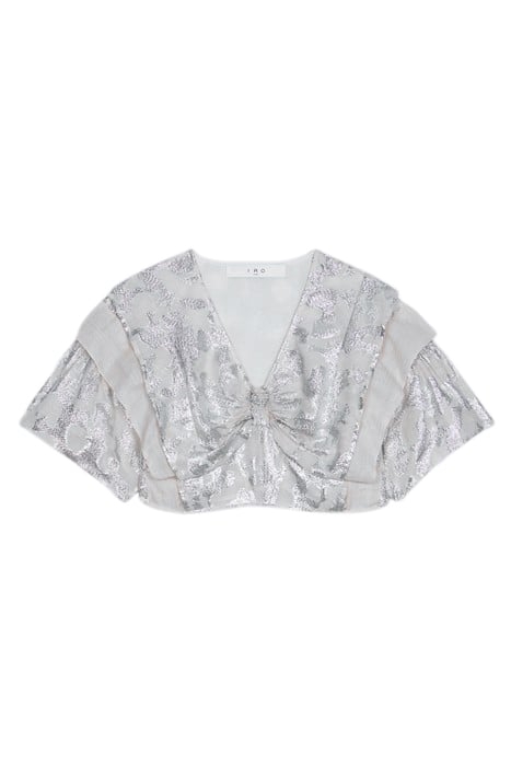 ORTI BLOUSE IN ECRU/SILVER 3