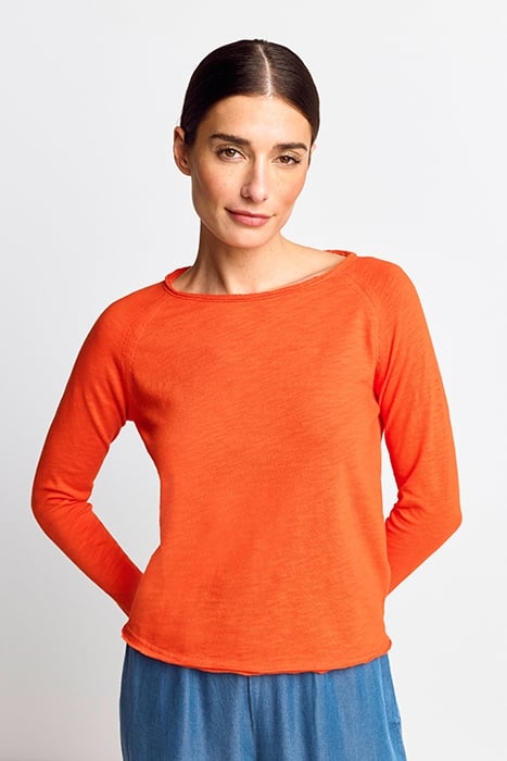 ORGANIC HEAVY JERSEY LONGSLEEVE CHERRY TOMATO 1