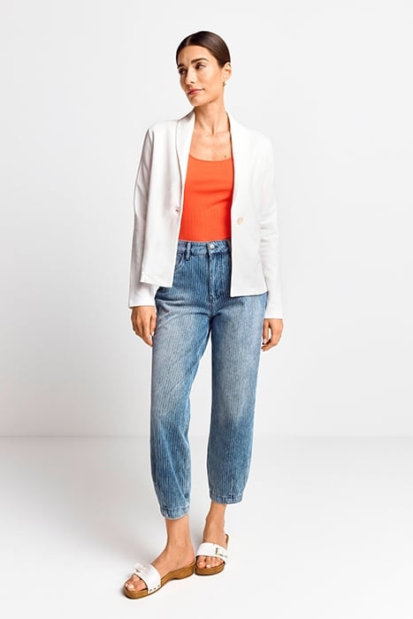 JERSEY BLAZER WHISPER WHITE 2