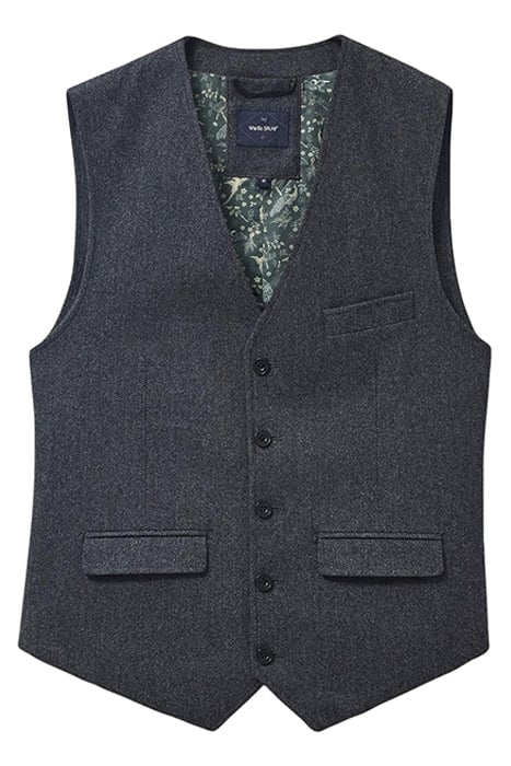 HEATH WAISTCOAT CHARCOAL GREY 2
