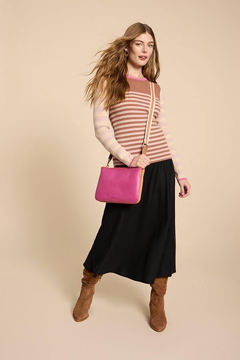 SKINNY RIB JUMPER NATURAL 2