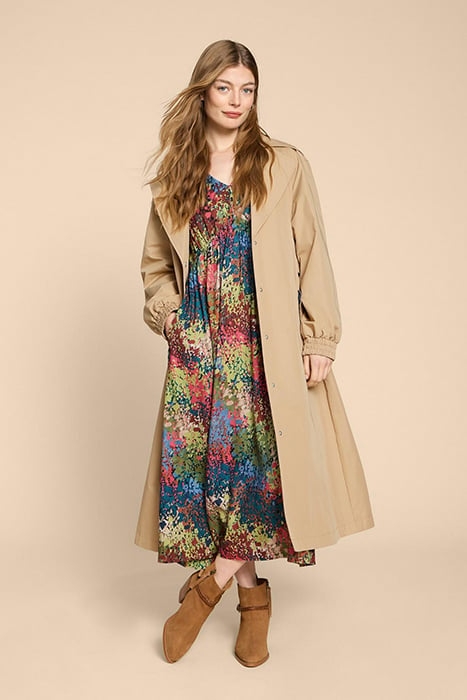 LUCY ECO VERO MINI DRESS PINK PRINTED 3