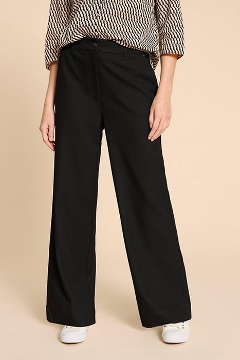 BELLE WIDE LEG TROUSER PURE BLACK 1