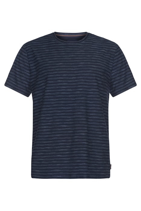 EMILSI REVERSED STRIPE TEE DEEP MARINE 4