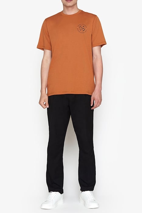 ELIASSI CHEST PRINT TEE + ORANGE SIENNA MELANGE 3