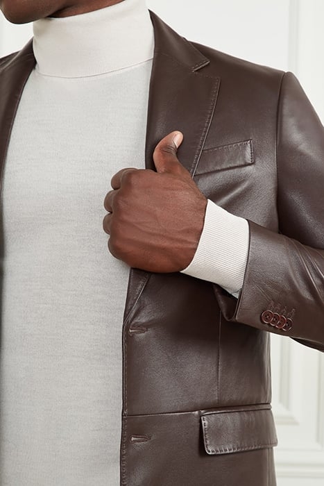 STEVE NOTCH BLAZER REG FIT CHOCOLATE BROWNIE 8