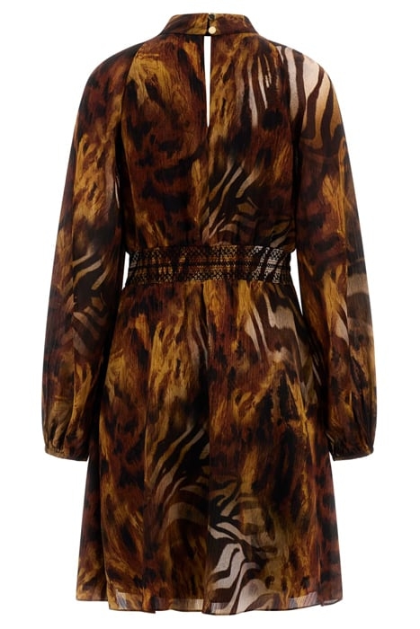 LIQUID GOLD SHORT DRESS LIQUID GOLD PRINT 2