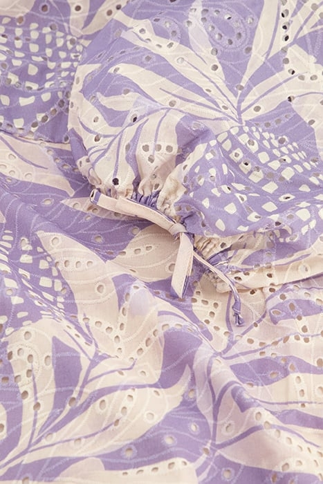 MARLEY DRESS LOVENDER/CREAM WHITE 5
