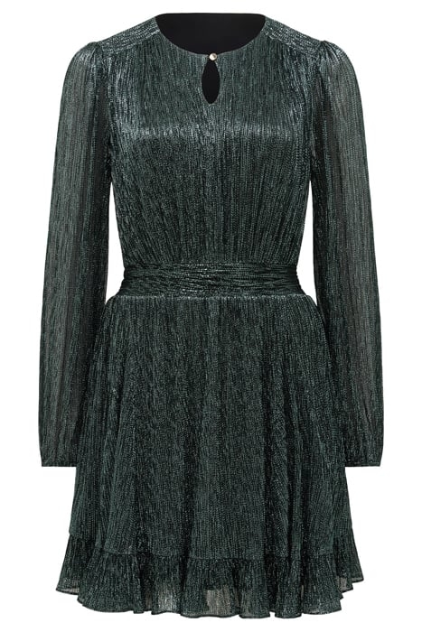 STEVIE GODET PLISSE MINI GREEN 4