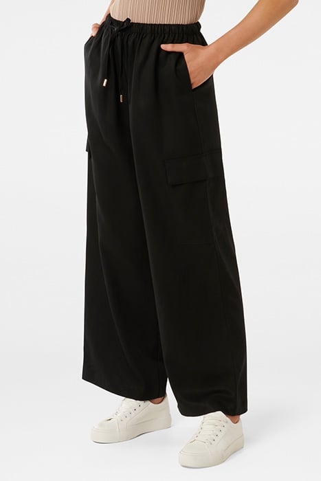 ELSIE ELASTIC WAIST CARGO BLACK 5