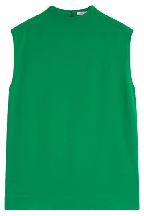 STAND-UP COLLAR TOP SHIRTS & BLOUSES GREEN PATINA 2