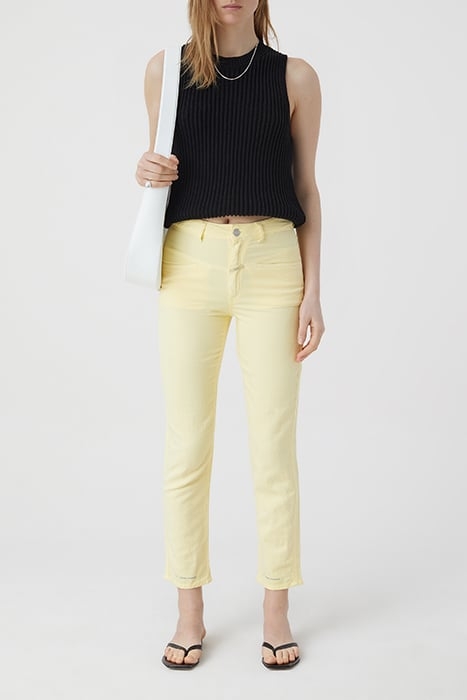 PEDAL PUSHER JEANS YELLOW ORCHID 5
