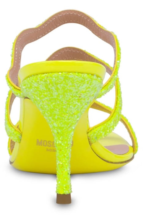 RIC RAC GLITTER SANDALS YELLOW 3