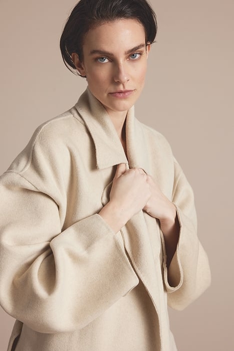 WOOL COAT WOOL CLASSIC IVORY 4