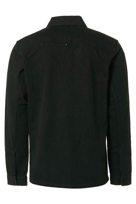 OVERSHIRT ZIPPER CLOSURE SWEAT BLACK 5