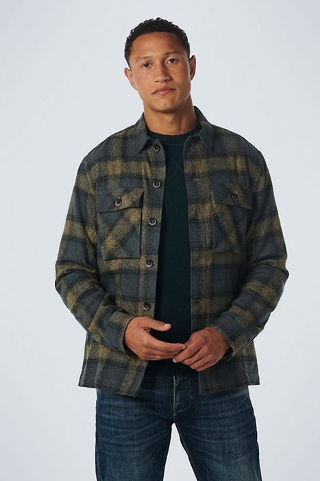 OVERSHIRT BUTTON CLOSURE CHECK ARMY 1
