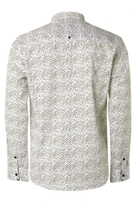 SHIRT STRETCH ALLOVER PRINTED WHITE 5