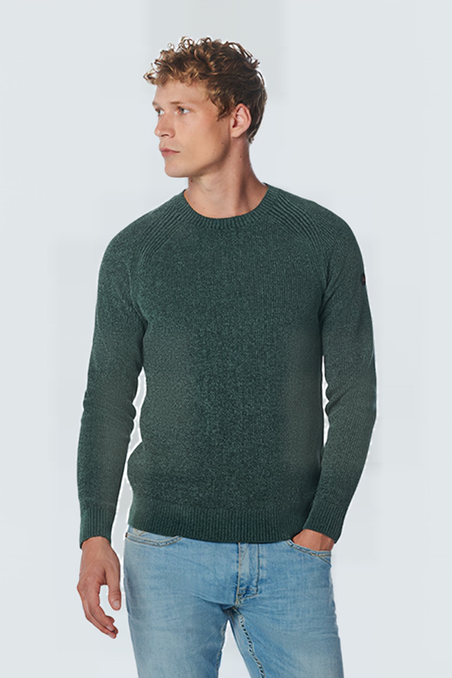 PULLOVER CREWNECK 2 COLOURED STEEL 1