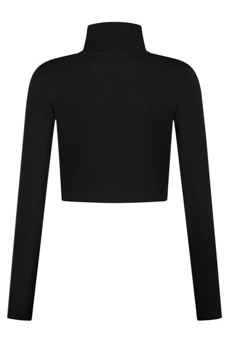 JOLIE CROPPED TOP BLACK 2