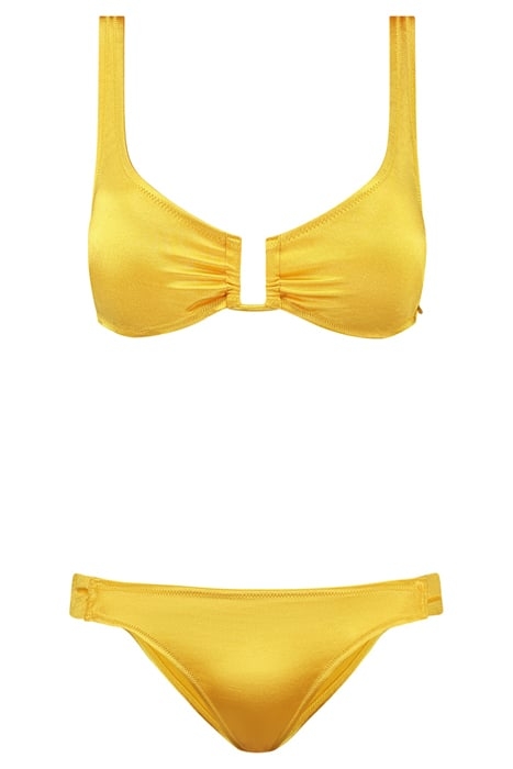 LADIES CHLOE BIKINI SET ULTRA SHINE SHINY YELLOW 4
