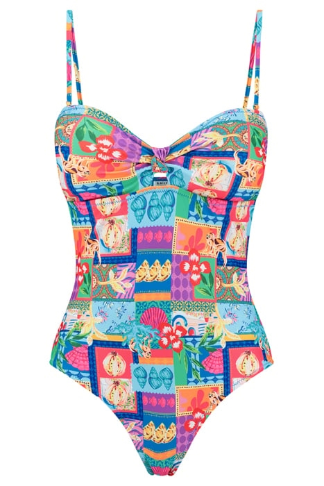 LADIES ZIA SWIMSUIT HOLIDAY BANNER BLUE HOLIDAY BANNER 4