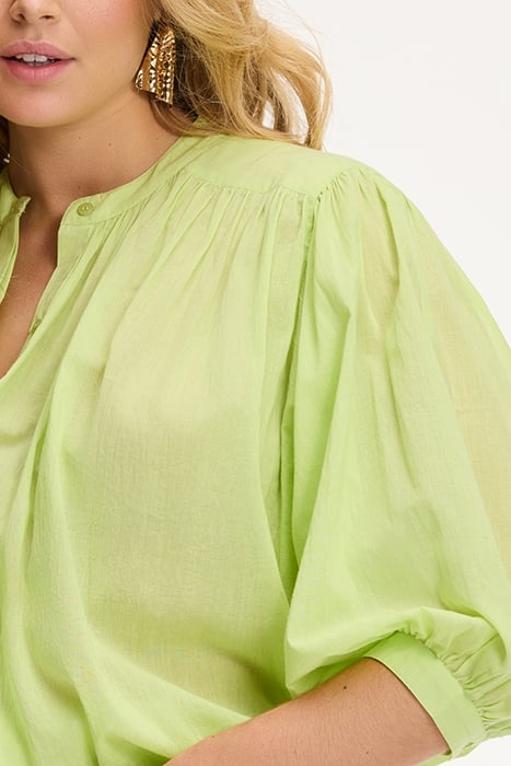 LADIES EVELYN BLOUSE LIME GREEN 8