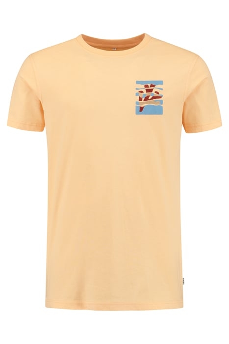 MEN CORAL CHEST T-SHIRT CAYMAN PEACH 4