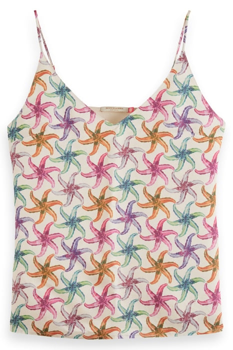 CAMISOLE WOVEN FRONT JERSEY BACK STARFISH 1