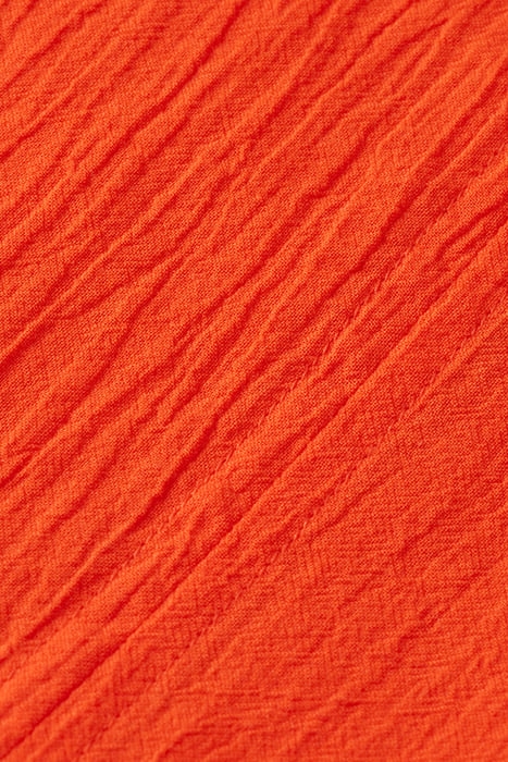 BALLOON SLEEVE TOP CANDY RED 3