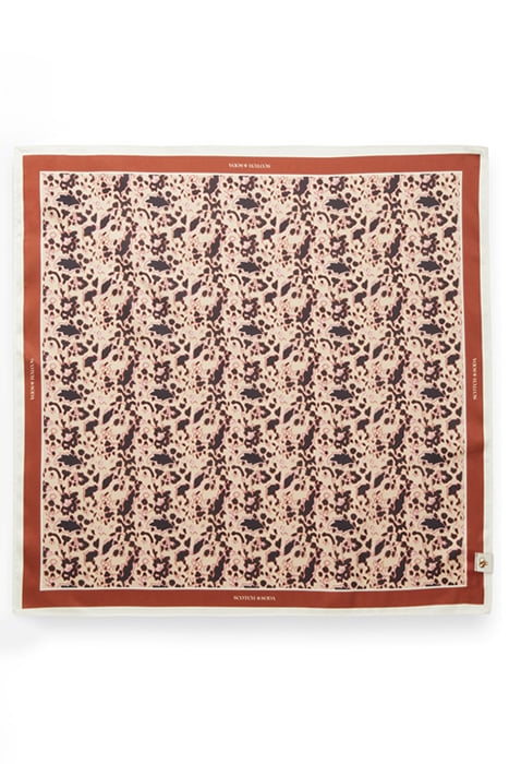 BANDANA SCARF BLOCK FLORAL 2